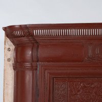 Rare Thomas Elsley Fireplace with Stylized Floral Details to the Centre - Thumbnail 6