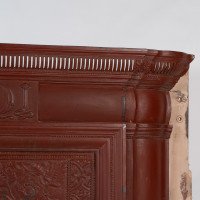 Rare Thomas Elsley Fireplace with Stylized Floral Details to the Centre - Thumbnail 8