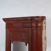 Rare Thomas Elsley Fireplace with Stylized Floral Details to the Centre - Thumbnail 10