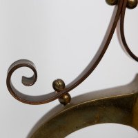 WAS Benson. An Arts & Crafts Copper and Brass Telescopic Standard Oil Lamp - Thumbnail 16