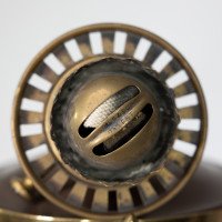 WAS Benson. An Arts & Crafts Copper and Brass Telescopic Standard Oil Lamp - Thumbnail 19