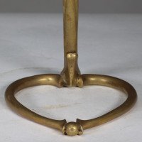 W. A. S. Benson Brass Table Lamp with Heart-Shaped Base - Thumbnail 12