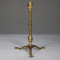 W. A. S. Benson – Arts and Crafts Brass Three-Leg Table Lamp - Thumbnail 4