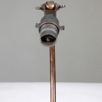 W. A. S. Benson – Arts and Crafts Brass Swan Table Light with Heart-Shaped Base - Thumbnail 7