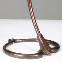 W. A. S. Benson – Arts and Crafts Brass Swan Table Light with Heart-Shaped Base - Thumbnail 10