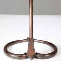 W. A. S. Benson – Arts and Crafts Brass Swan Table Light with Heart-Shaped Base - Thumbnail 12