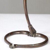 W. A. S. Benson – Arts and Crafts Brass Swan Table Light with Heart-Shaped Base - Thumbnail 13