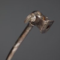 W. A. S. Benson. A Pair of Arts & Crafts Patinated Silver Table Lamp with Heart Shaped Base & Counter Weight Ball - Thumbnail 11