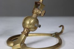 W. A. S. Benson. A Pair of Arts & Crafts Brass Table Lamps with Heart Shaped Bases - Thumbnail 15