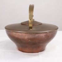 W. A. S. Benson – Arts and Crafts Copper and Brass Kettle with Hoop Handle - Thumbnail 6