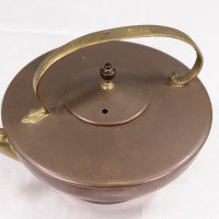 W. A. S. Benson – Arts and Crafts Copper and Brass Kettle with Hoop Handle - Thumbnail 9