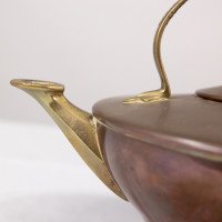 W. A. S. Benson – Arts and Crafts Copper and Brass Kettle with Hoop Handle - Thumbnail 13