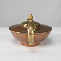 W. A. S. Benson, Small Arts and Crafts Copper and Brass Teapot - Thumbnail 6
