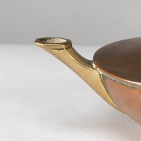 W. A. S. Benson, Small Arts and Crafts Copper and Brass Teapot - Thumbnail 10