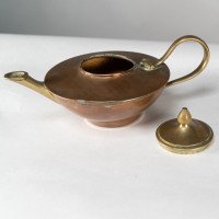 W. A. S. Benson, Small Arts and Crafts Copper and Brass Teapot - Thumbnail 15
