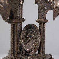 Elkington. An Exhibition Quality Aesthetic Movement Silver Plated Oil Lamp. - Thumbnail 13