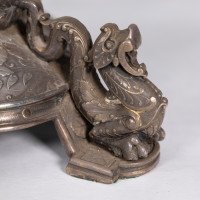 Elkington. An Exhibition Quality Aesthetic Movement Silver Plated Oil Lamp. - Thumbnail 17