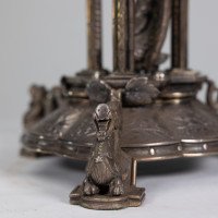 Elkington. An Exhibition Quality Aesthetic Movement Silver Plated Oil Lamp. - Thumbnail 16