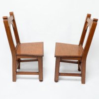 Bruce Talbert, attributed. A Pair of Gothic Revival Walnut Hall Chairs - Thumbnail 3