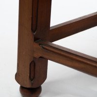 Bruce Talbert, attributed. A Pair of Gothic Revival Walnut Hall Chairs - Thumbnail 18