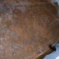 Arts and Crafts – Copper Tray with Swimming Fish and Wavy Edges (c.1910) - Thumbnail 7