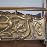 Townshends Birmingham Brassfounders – Arts and Crafts Revolving Tripod Magazine Rack - Thumbnail 10
