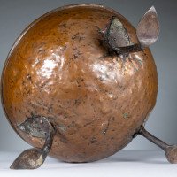 An Arts & Crafts Copper Coal Bucket with Stylized Heart Decoration - Thumbnail 19