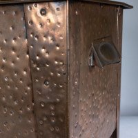 An Arts & Crafts Glasgow School Copper Coal Box with Floral Decoration - Thumbnail 11