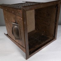 An Arts & Crafts Glasgow School Copper Coal Box with Floral Decoration - Thumbnail 12