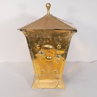 Birmingham Guild of Handicraft. An Arts & Crafts Brass Coal Bucket - Thumbnail 3
