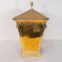 Birmingham Guild of Handicraft. An Arts & Crafts Brass Coal Bucket - Thumbnail 5