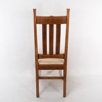 E. A. Taylor for Wylie & Lochhead. A Set of Four Arts & Crafts Oak Dining Chairs - Thumbnail 14