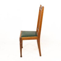 Shapland & Petter, Set of Four Arts and Crafts Oak Dining Chairs - Thumbnail 7