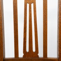 Shapland & Petter, Set of Four Arts and Crafts Oak Dining Chairs - Thumbnail 12