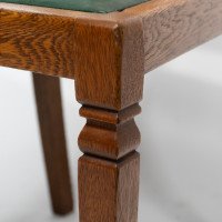 Shapland & Petter, Set of Four Arts and Crafts Oak Dining Chairs - Thumbnail 14