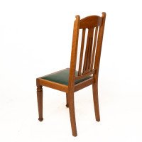 Shapland & Petter, Set of Four Arts and Crafts Oak Dining Chairs - Thumbnail 16