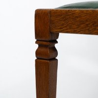 Shapland & Petter, Set of Four Arts and Crafts Oak Dining Chairs - Thumbnail 15