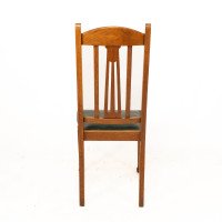 Shapland & Petter, Set of Four Arts and Crafts Oak Dining Chairs - Thumbnail 17