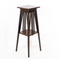 Liberty & Co., in the Style of E. W. Godwin. An Anglo-Japanese Two-Tier Plant Stand - Thumbnail 4