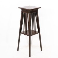 Liberty & Co., in the Style of E. W. Godwin. An Anglo-Japanese Two-Tier Plant Stand - Thumbnail 6