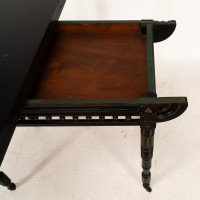 Gillows attributed. An Aesthetic Movement ebonized games and card table - Thumbnail 13