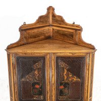 Gillow and Co., Thomas Jeckyll attributed – Anglo-Japanese Marquetry Corner Cupboard - Thumbnail 3