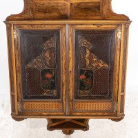 Gillow and Co., Thomas Jeckyll attributed – Anglo-Japanese Marquetry Corner Cupboard - Thumbnail 7