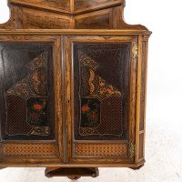 Gillow and Co., Thomas Jeckyll attributed – Anglo-Japanese Marquetry Corner Cupboard - Thumbnail 11