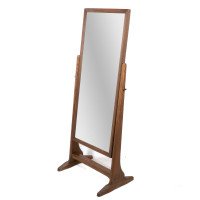 Gordon Russell. Arts & Crafts Walnut Floor Standing Full Length Dressing Mirror - Thumbnail 3
