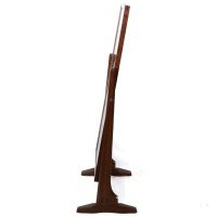 Gordon Russell. An Arts & Crafts oak floor standing full length dressing mirror - Thumbnail 5