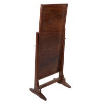 Gordon Russell. An Arts & Crafts oak floor standing full length dressing mirror - Thumbnail 16