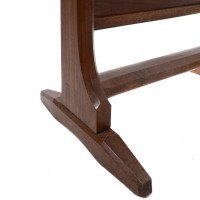 Gordon Russell. An Arts & Crafts oak floor standing full length dressing mirror - Thumbnail 13
