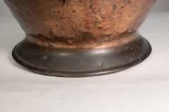 Arts & Crafts Copper Coal Bucket W. Repousse Leaf Decoration & Rope Twist Handle - Thumbnail 15