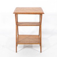 Liberty and Co (Attributed) – Arts and Crafts Oak Three-Tier Side Table - Thumbnail 2